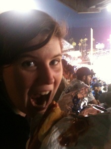We had to try a dodger dog.